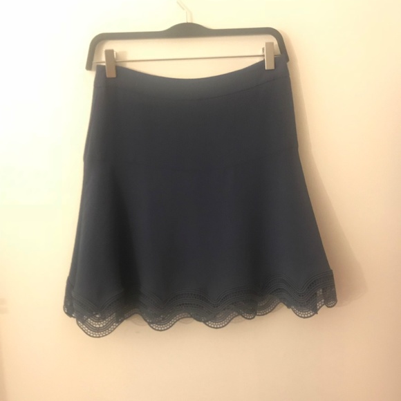 Ann Taylor Skirt with Lace Detail - Picture 2 of 6